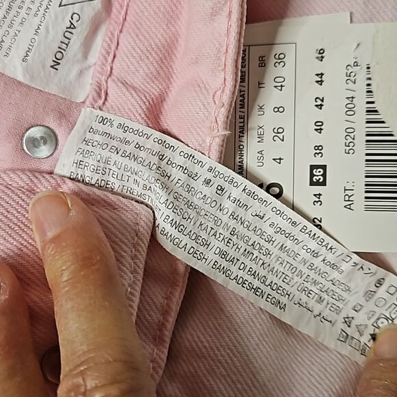 NWT Zara Ombre high rise shorts size 4 - Picture 7 of 10